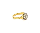 Diamond Flower Cluster Ring in 18ct Gold