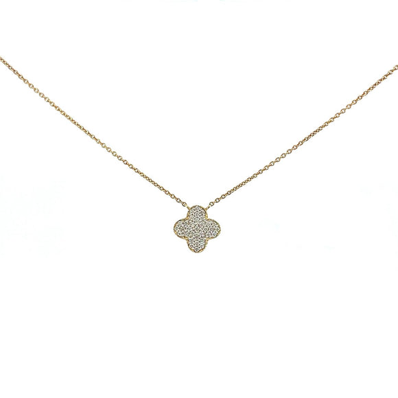 Single Clover Diamond Sweet Alhambra Necklace