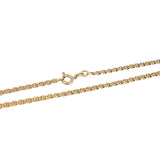 Flat Fancy Link Curb Chain Necklace