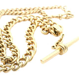 Graduated Curb Link Fob Chain Necklace