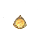 Full Gold Sovereign Pendant
