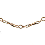 Fancy Twist Link Necklace in 9ct Yellow Gold