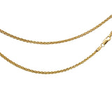 Wheat Chain in 14ct Yellow Gold