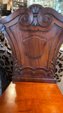 Antique Victorian Mahogany Hall Chair