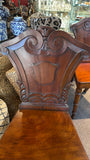 Antique Victorian Mahogany Hall Chair
