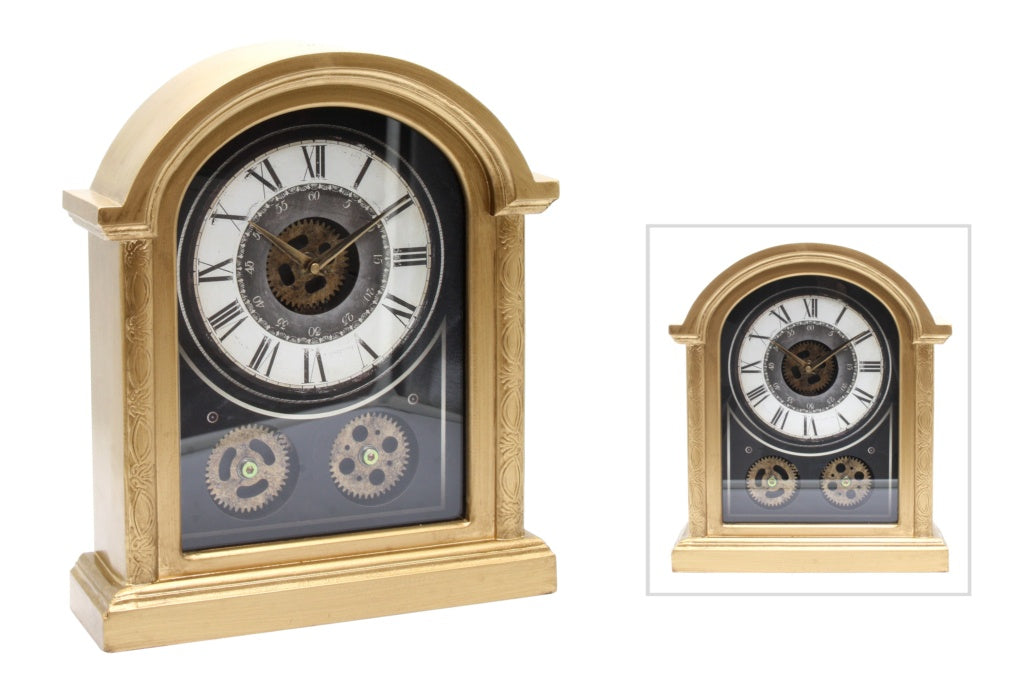 Gold Mantle Clock Jems of Remuera