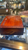 Air New Zealand carved wooden kauri box