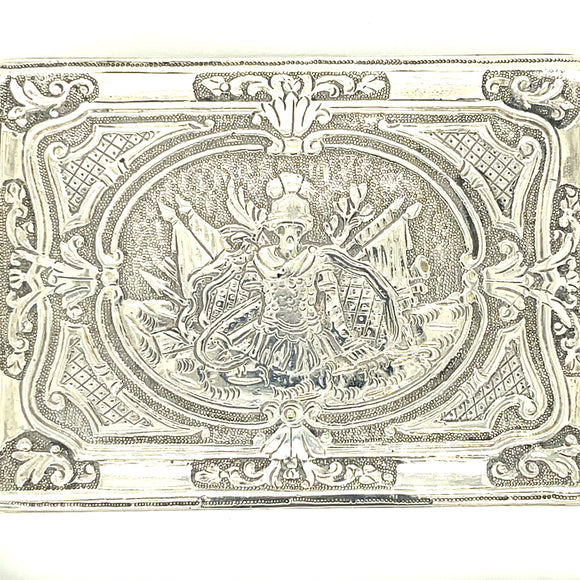 Antique Dutch Sterling Silver Card Case