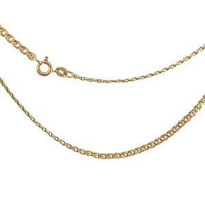 Flat Fancy Link Curb Chain Necklace