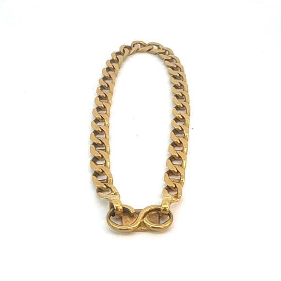 Fancy Curb Link Bracelet in 22ct Yellow Gold