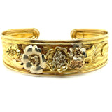 Italian 18ct Gold Cuff Bracelet