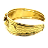 Italian 18ct Gold Cuff Bracelet