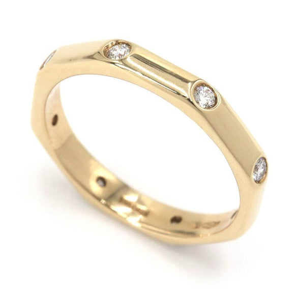 Bvlgari Octagonal Diamond Ring
