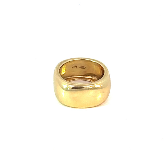 Square Band Ring in 18ct Yellow Gold