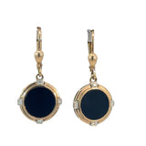Onyx Diamond Drop Earrings