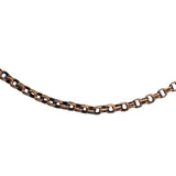 Rose Gold 9ct Belcher Muff Chain Necklace