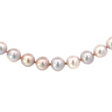 Freshwater Grey Pink Pearl Necklace