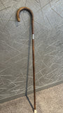 Cane Walking Stick with Silver Band