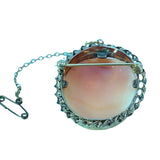 Large Vintage Cameo Brooch