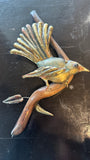 Fantail on a Branch Wall Art