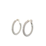 Diamond Hoop Earrings 0.86 Carats