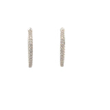 Diamond Hoop Earrings 0.86 Carats