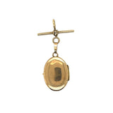 Vintage Locket with T Bar in 9ct Gold