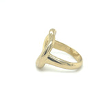 Designer Gold Plated Shell Ring