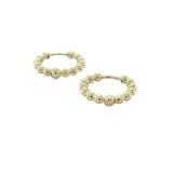 Ball Huggie 9ct Gold Earrings