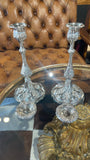 Antique  Silver Candlesticks
