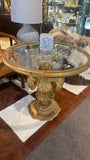 Gilded Circular Side/Coffee Table