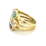 Multi Gemstone Dress Ring