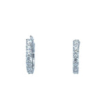 Diamond Huggie 0.56ct Earrings in 18ct White Gold