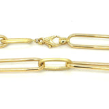 Paperclip link Bracelet in 18ct Gold