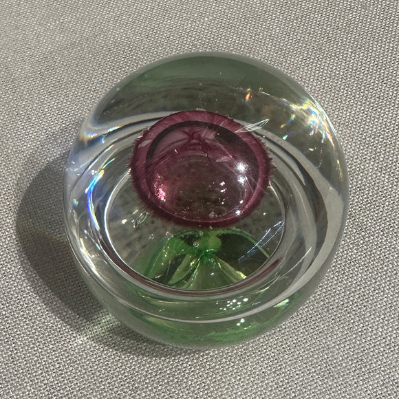 Pink Green Floating Paperweight