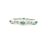 Marquise Emerald Diamond Ring