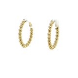 Ball Huggie Hoop Earrings in  9ct Yellow Gold