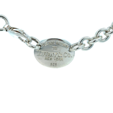 Genuine Tiffany & Co Oval Tag Necklace