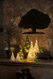 Glass LED Xmas Tree - 165mm