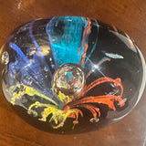 Glass Paperweight - Flower Burst