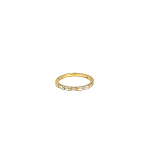 Baguette Diamond Stacker  Band