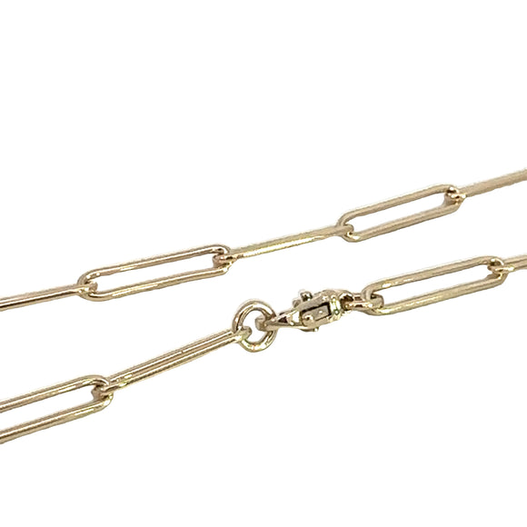 Paperclip Bracelet in 9ct Yellow Gold - 20mm