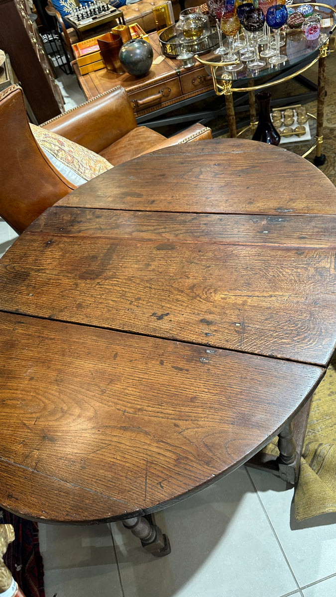 Georgian Gate Leg Oak Dropside Table – Jems of Remuera