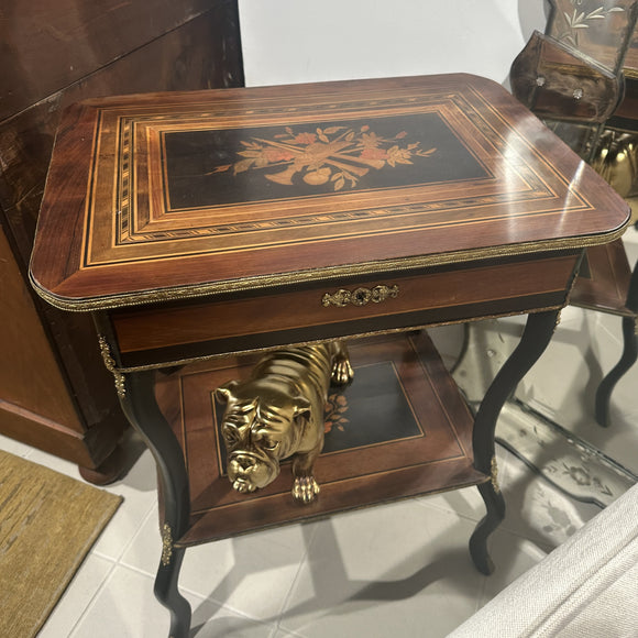 Antique Ornate Sewing Table