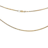 Box Link Chain In 9ct Yellow Gold
