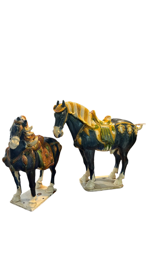 Vintage Sancai Glazed Tang Horse Replica