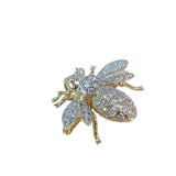 Diamond Bee Brooch Pendant