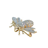 Diamond Bee Brooch Pendant