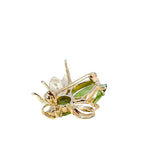 Peridot Bee Brooch Pendant