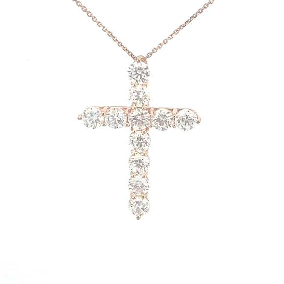 Tiffany & Co Diamond Cross Pendant